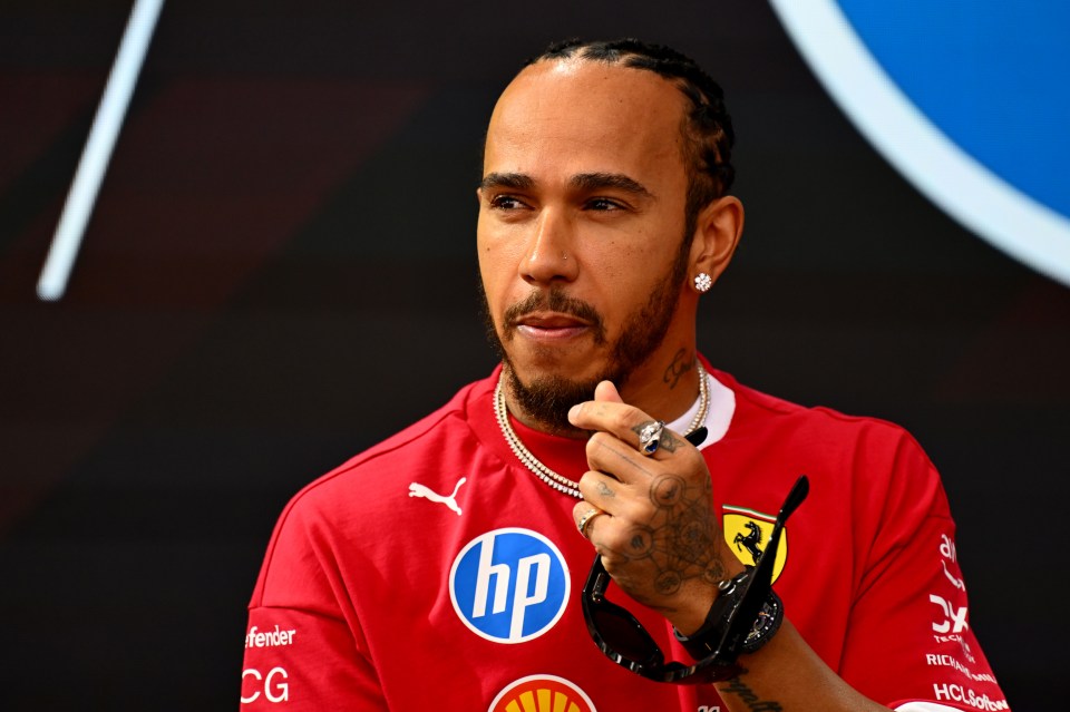 Lewis Hamilton at a Formula 1 event.