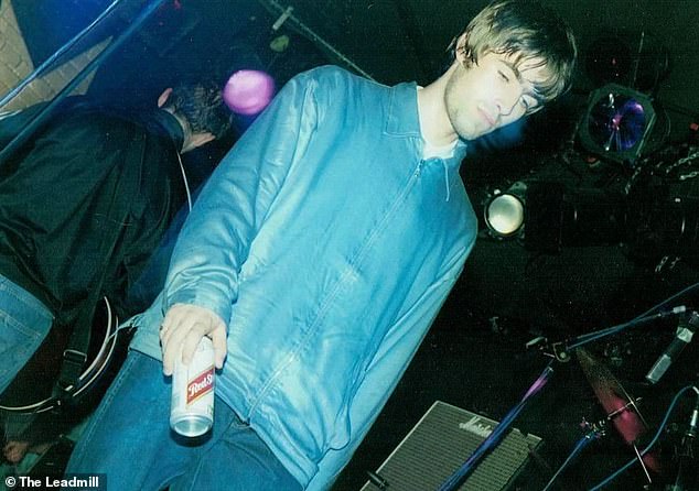 Liam Gallagher pictured at one of Oasis' first-ever Sheffield shows at The Leadmill in 1994