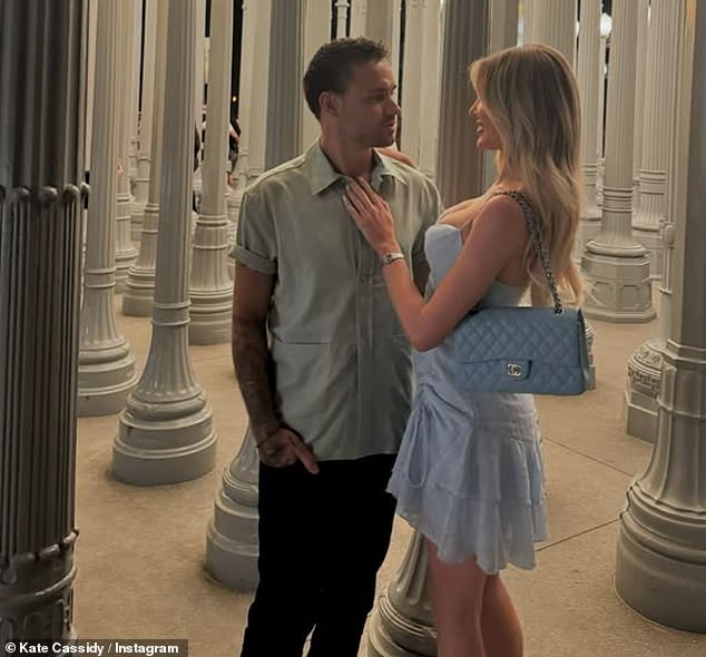 Kate Cassidy, the former girlfriend of tragic One Direction star Liam Payne was given another poignant reminder of his passing on Monday
