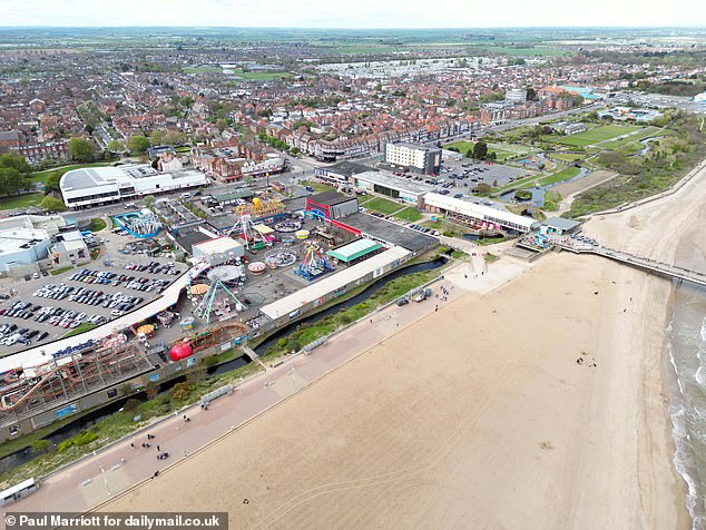 A general view of Skegness, Lincolnshire, where thousands of people flock to every summer