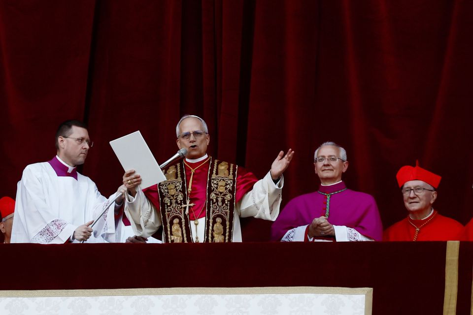 Proclamation of Pope Leo XIV at the Vatican.