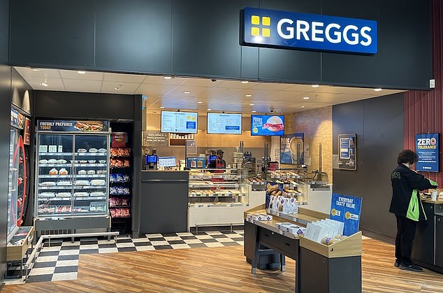 Greggs is ditching its self-service fridges at some stores (file picture before the policy change)
