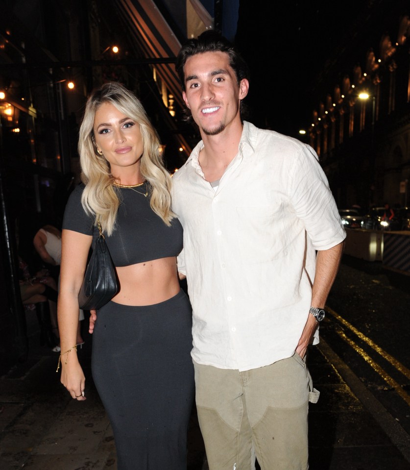 Claudia Fogarty and Olly Crankshaw on a date night.
