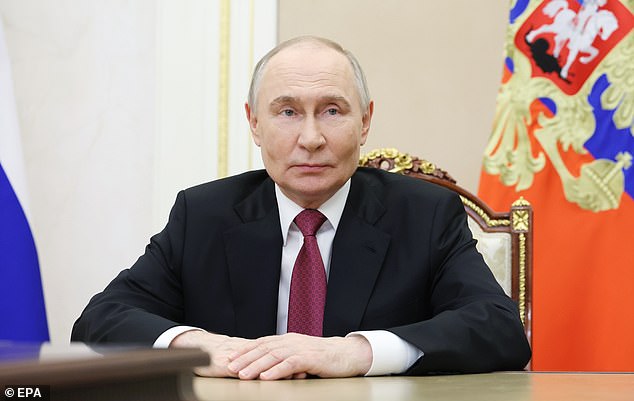 Senior official sources have disclosed that MI5 is examining potential links between the three men and Vladimir Putin's (pictured) regime
