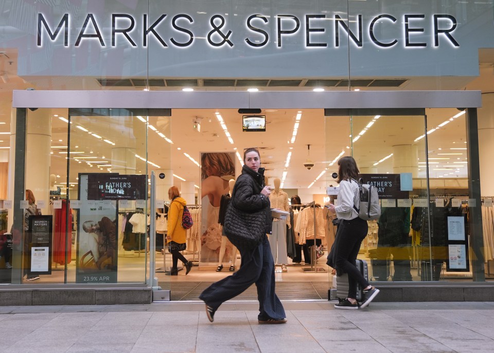 Marks & Spencer store in Victoria, London.