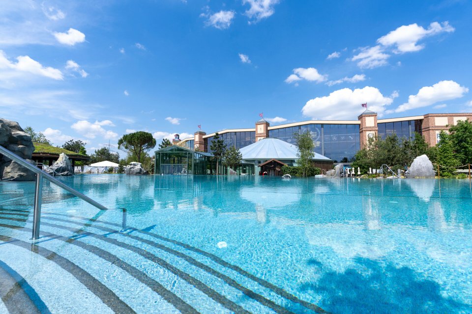 Rulantica swimming pool at Europa Park.