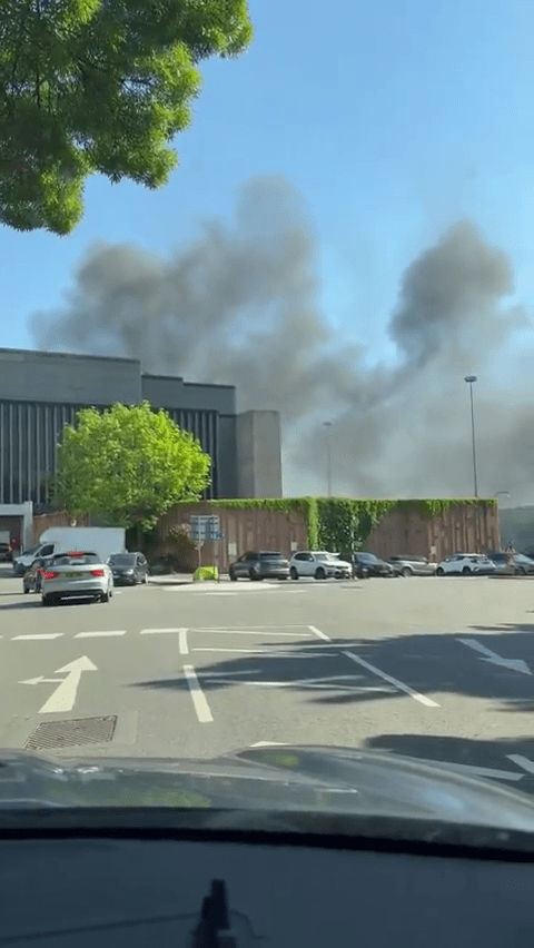 Brent Cross Shopping Centre fire.