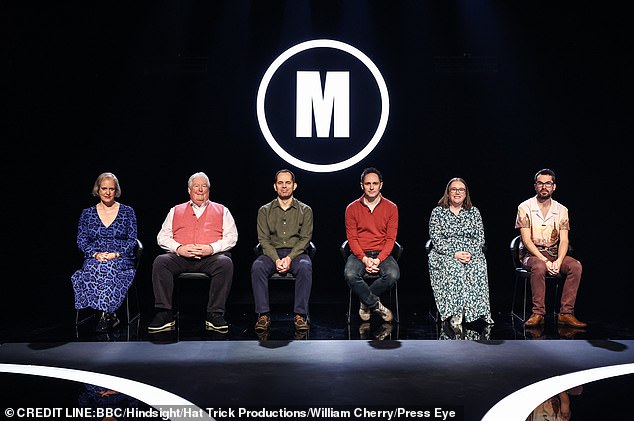 Claire Reynolds (second right) and John Robinson (right) were runner-up and winner of the 52nd series of Mastermind