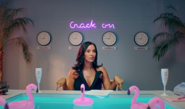 Maya Jama in the Love Island trailer.