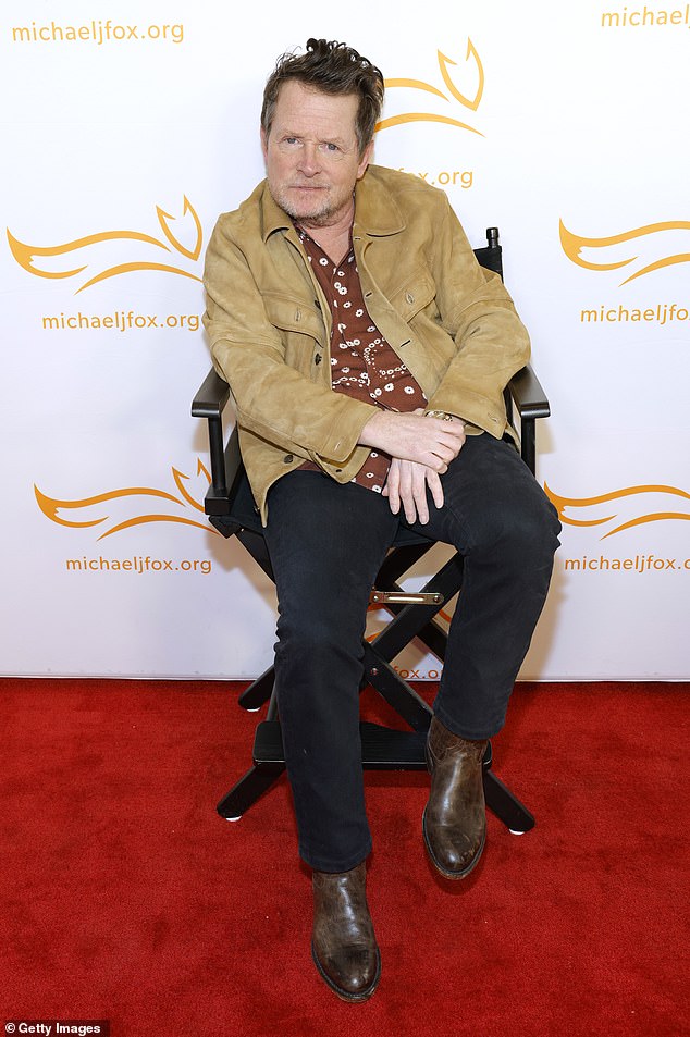 Michael J. Fox will be writing a new memoir - his fifth book; The memoir will focus on the year 1985, which is when Michael was working on both Back to the movie Future and the series Family Ties - as well as years before he was diagnosed with Parkinson's Disease. Pictured April 16, 2025