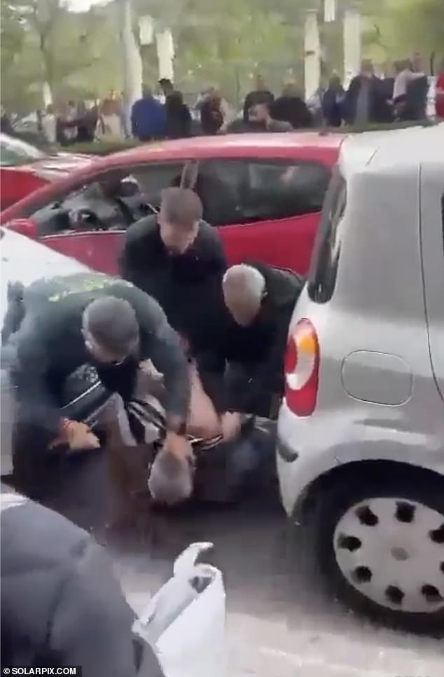 A Brit was slapped in the face by Spanish police after he was chased down and arrested for speeding in the wrong direction up a Costa Blance motorway