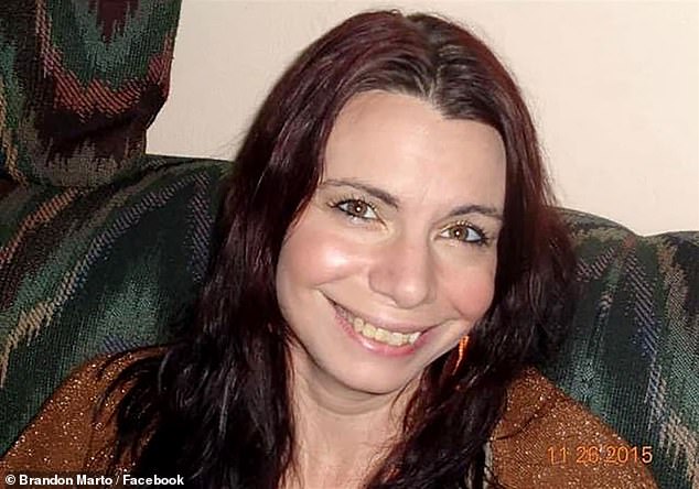 Mother-of-four and Uber driver Christina Spicuzza (pictured), 38, was shot dead after picking up Crew for a ride