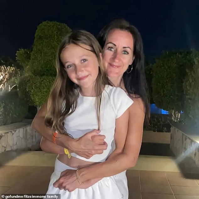Janne Fitzsimmons, 49, and Holly, 12, have both been diagnosed with cancer only months apart