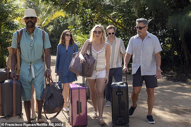 The Four Seasons (pictured), created by American comedian Tina Fey , was released on the streaming platform last Thursday - to the delight of viewers
