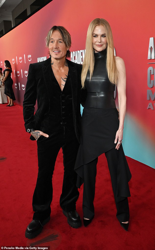 Nicole Kidman stunned fans with her major hair transformation yet again on Friday as she attended the Country Music Awards with husband Keith Urban, 57