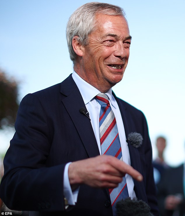 Nigel Farage has swiped that the Conservatives 'will never recover' in the wake of their local elections wipeout