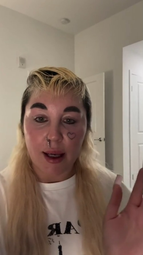 Amanda Bynes in a TikTok video.