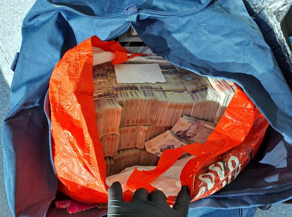 Mazen Al Shaar's £1 million in cash. A man has been charged with money laundering after £1 million in cash was found in suitcases at Heathrow Airport. Mazen Al Shaar, 48, was stopped by Border Force officers on Saturday (March 15) and the bags of money were seized. A photo of one seized blue suitcase shows large stacks of £20 notes tied together with rubber bands in what appears to be a bag for life. Al Shaar, who is from Hayes, Middlesex, was due to fly from the London airport, which is Europe's busiest, to Beirut.