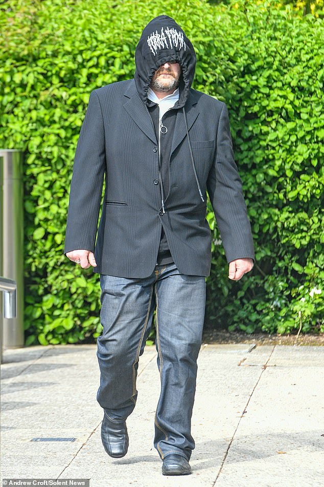 Jeremy Bird, 47, (pictured) was accused of using the lightweight aircraft to 'watch' the young children