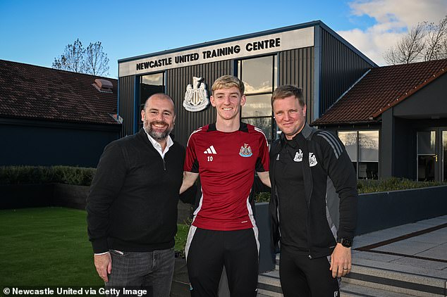 The writing was on the wall for Paul Mitchell (left) days after his arrival at Newcastle United