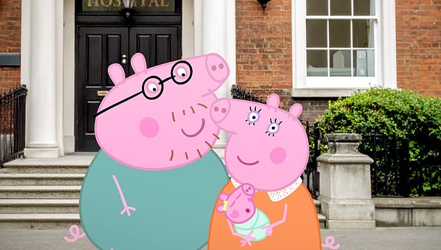 Peppa Pig's family has announced their new addition to the family, with the safe arrival of a baby girl on Tuesday morning at London's Lindo Wing