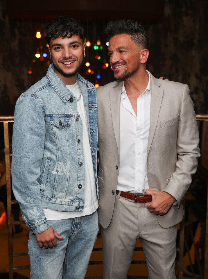 Junior Andre and Peter Andre at a VIP screening.