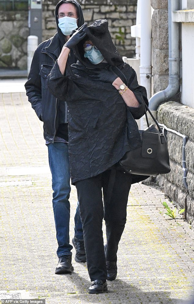 Marie-France divorced Le Scouarnec in 2023. She has been accused of turning a blind eye to her ex-husbands crimes despite knowing she was married to an active serial paedophile. Pictured: Marie-France Le Scouarnec arrives at the Criminal Court in Vannes for the trial of Joel Le Scouarnec on February 25