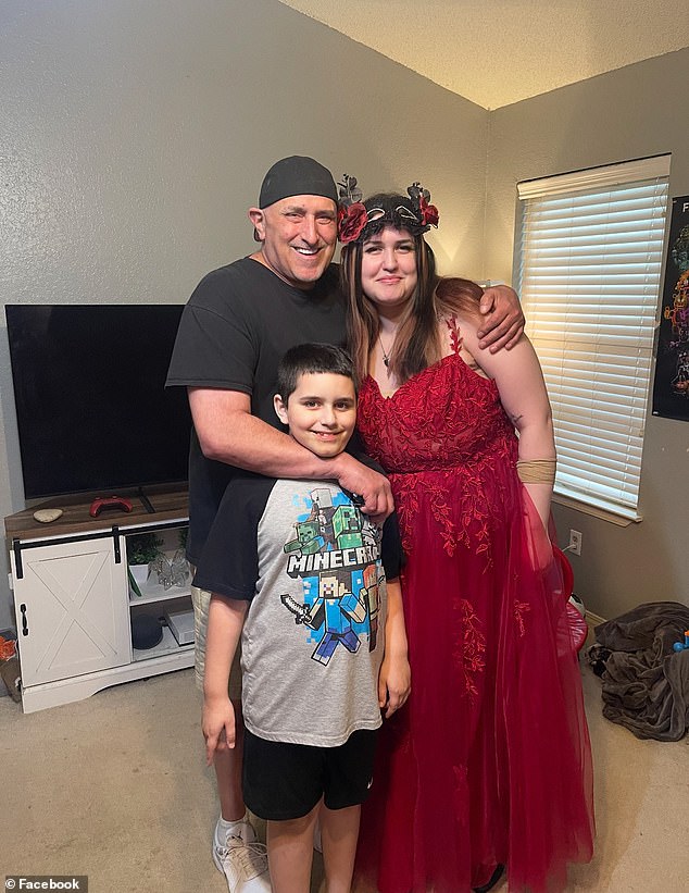 Rodney Shippy was found inside his home dead from a self-inflicted gunshot wound after allegedly killing his son Logan. The two are seen here with Alyssa, who was also found dead inside the address