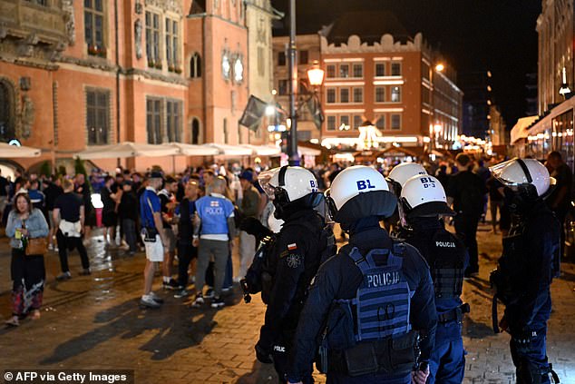 Polish police are reportedly on the hunt for troublemaking Chelsea and Real Betis supporters