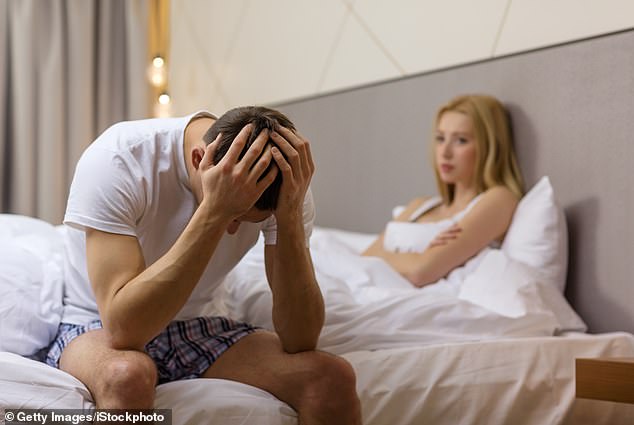 The new research comes after scientists suggested that a lack of vitamin D can lead to erectile dysfunction (stock image)