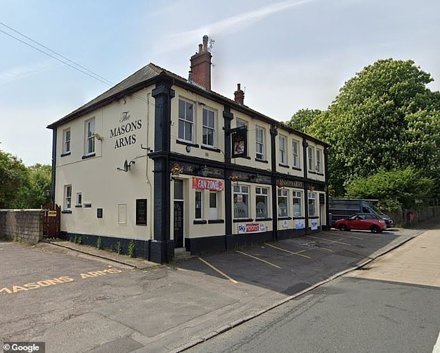 The Masons Arms (pictured) in Caerphilly, south Wales, has called for last orders for younger customers at 6.30pm on Friday and Saturday nights, insisting that they must drink up and leave by 7pm at the very latest