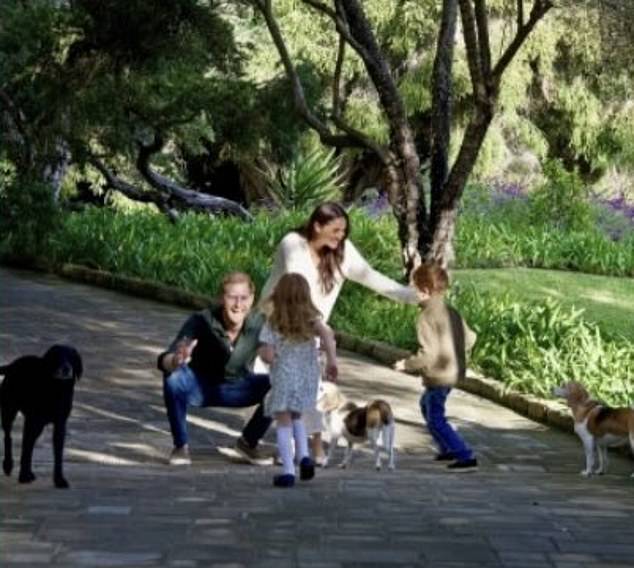 The Duke of Sussex's appeal against the dismissal of his legal challenge over the level of protection he and his family (pictured together at Christmas) is about his family's right to security and safety, the court heard