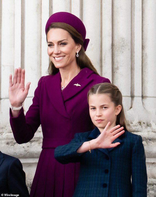 Charlotte's fondness for running should come as no surprise considering her mother, the Princess of Wales is just as passionate about the sport