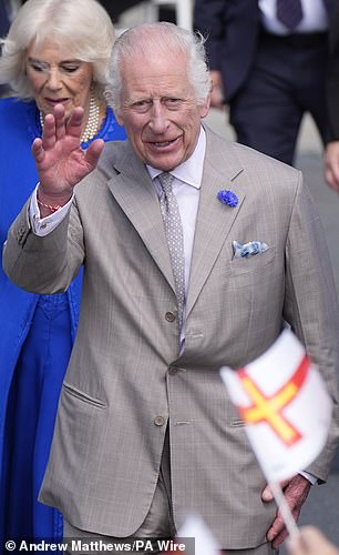 King Charles was spotted wearing what appears to be a 'friendship bracelet' during engagements last year, pictured