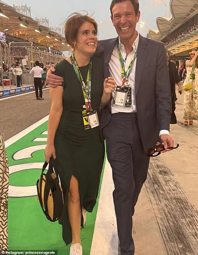 Princess Eugenie has shared a sweet tribute to her husband Jack Brooksbank as he celebrates his birthday