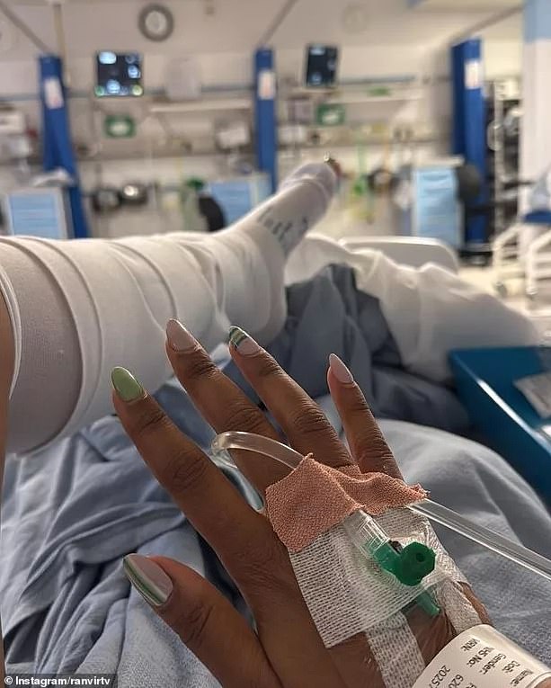 The TV host told fans: 'I’m off air - all good - at 1030am I feel this sudden stomach ache. I stay in bed all day. Turns out I had a ruptured appendix and had urgent surgery at midnight on Thursday'