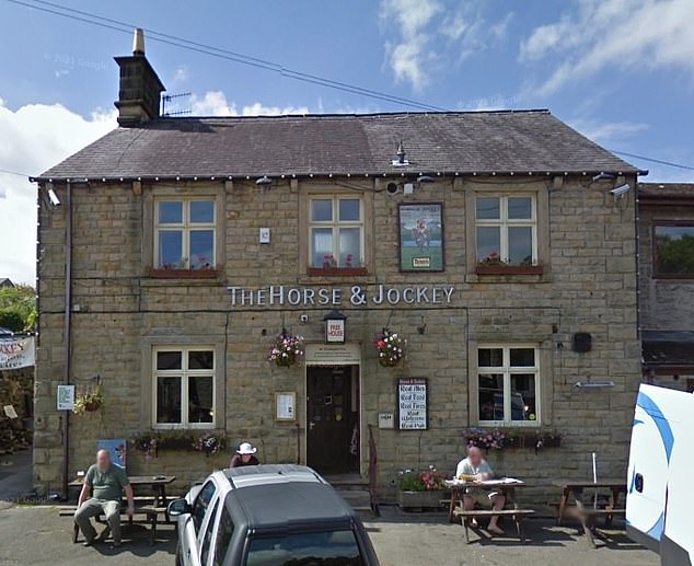 The landlord of the Horse and Jockey apologised to innocent diners (not pictured here) who the establishment accused of walking out on their £150 bill