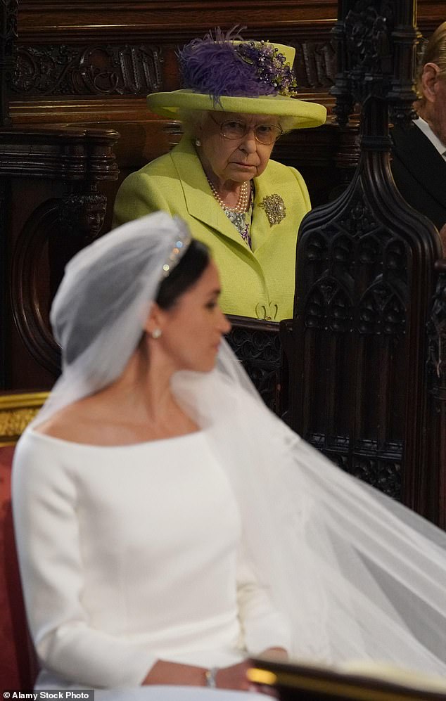 Meghan Markle's 16ft Givenchy veil was deemed inappropriate as she was a divorcee