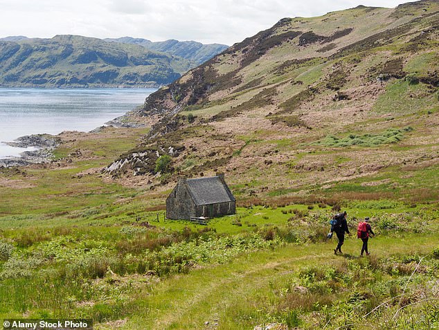 Beckham spent a night at the bothy during a boys’ fishing trip for his 50th birthday