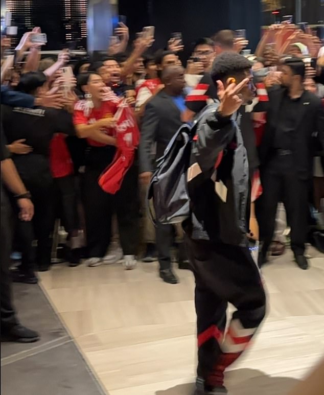 A photo of Amad went viral after the 1-0 defeat against the ASEAN All-Star team in Malaysia
