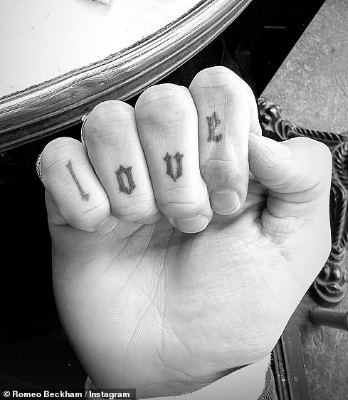 He shared many photographs from the trip to Paris as he hinted that he is prioritising 'love', sharing a photograph of the words inked across his knuckles