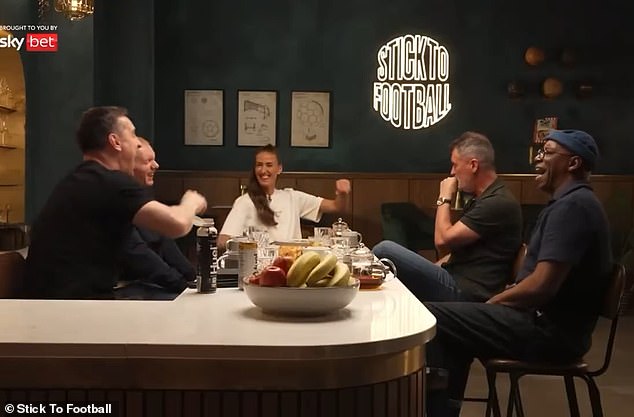 Roy Keane left Ian Wright in stitches after he aimed a light-hearted dig at Eni Aluko this week