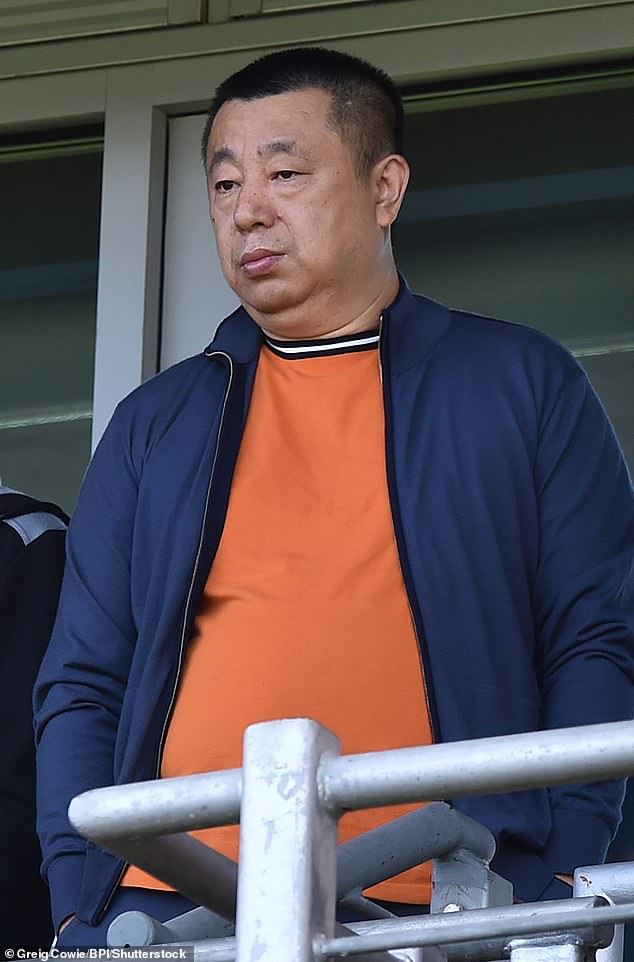 Billionaire Dai Yongge (pictured) is better known in the UK as the owner of the fifth oldest club in the Football League - Reading FC
