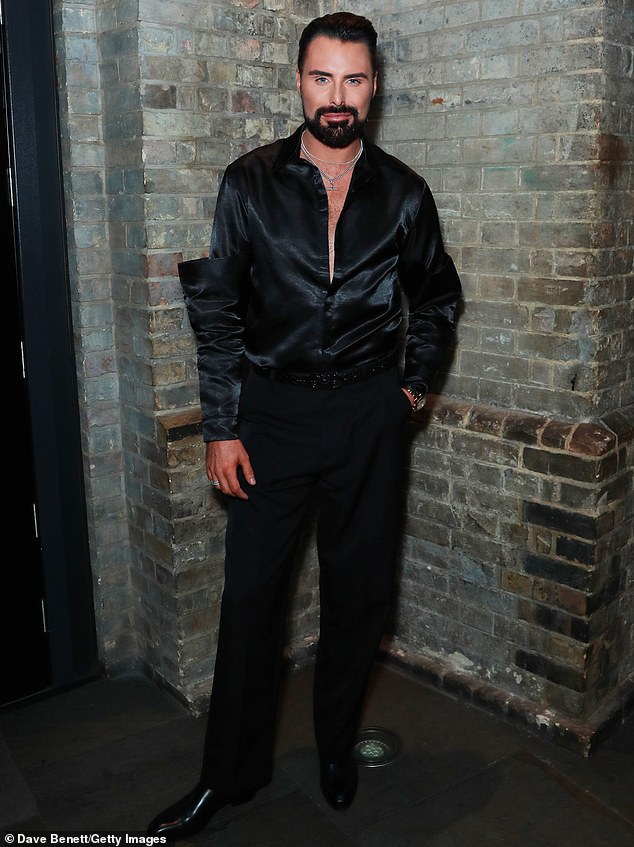 Rylan Clark is having another shot at singing, flying to Los Angeles to record in a studio (pictured in October)