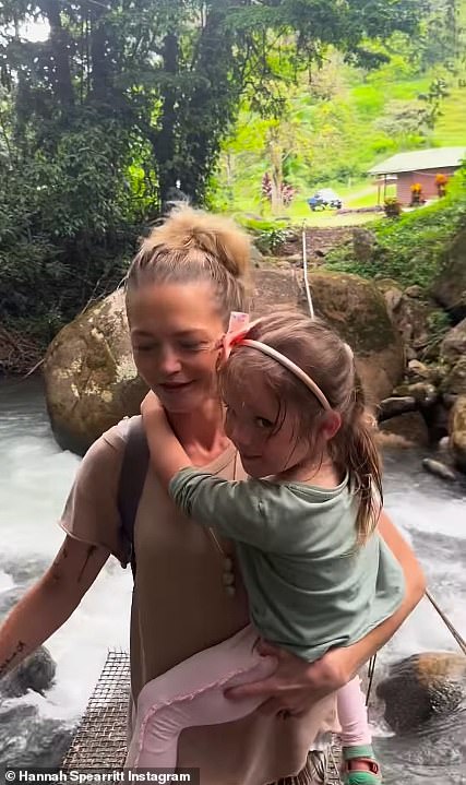 S Club 7 star Hannah Spearritt has given a glimpse at her new life in Costa Rica living as a 'prepper and survivalist'