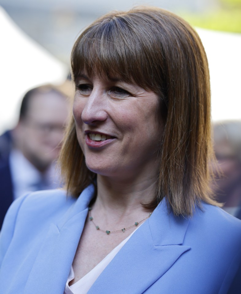 Rachel Reeves, Britain's Chancellor of the Exchequer, at a reception.