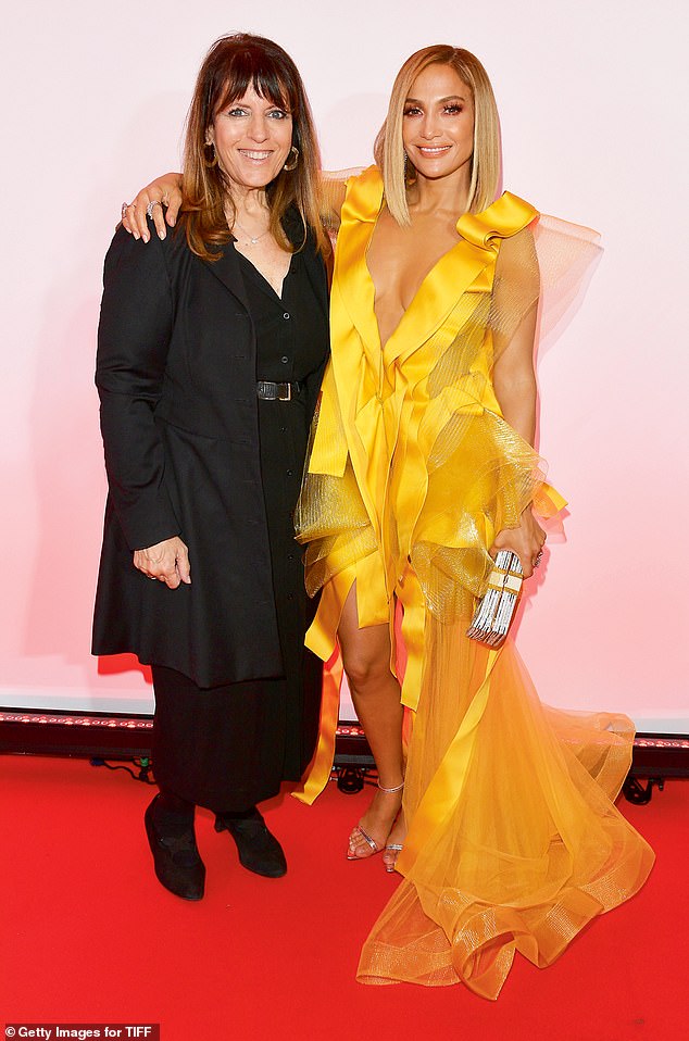 Elaine Goldsmith-Thomas with Jennifer Lopez, 2019