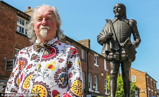 Paul Workman, 74, better known as 'Mr Shakespeare', has been a regular sight in Stratford-upon-Avon over the last eight years