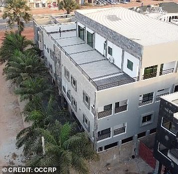 Jabbe Bio is also said to have bought this four-storey apartment building in Bijilo, Gambia