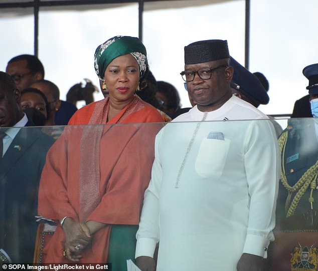 Sierra Leone's first lady Fatima Jabbe-Bio is still listed as the tenant of a south London council flat despite having lived in a luxury mansion for the last seven years, it has been claimed